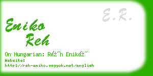 eniko reh business card